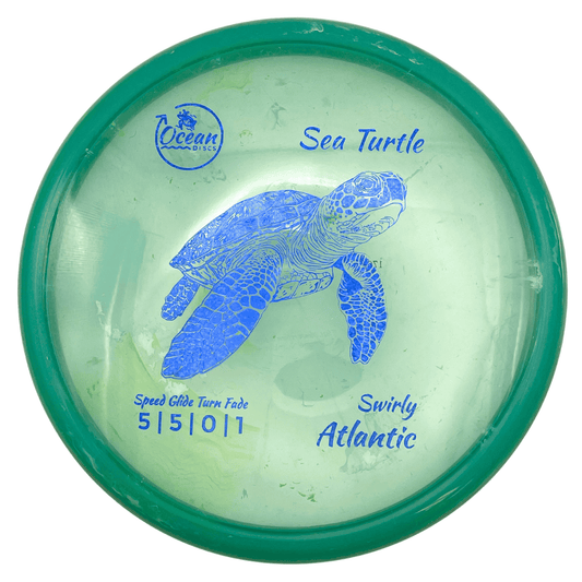 Ocean Discs Sea Turtle - Swirly Atlantic