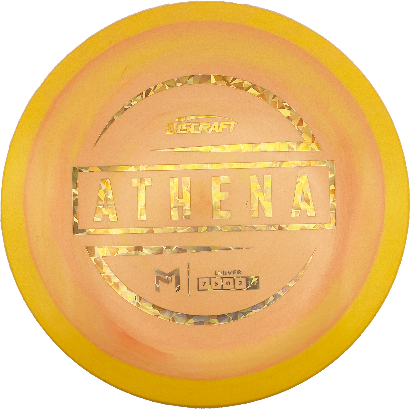 Discraft Athena - Paul McBeth - ESP Line - Swirly Yellow
