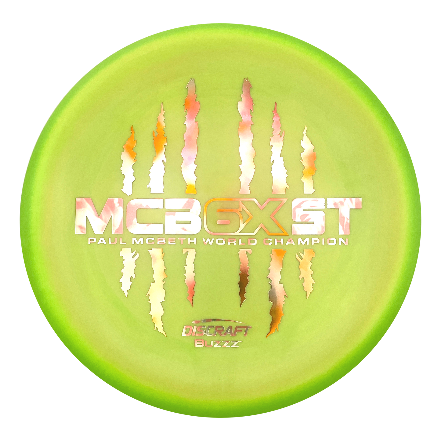 Discraft Buzzz - 6x Paul McBeth - ESP - Swirly Green