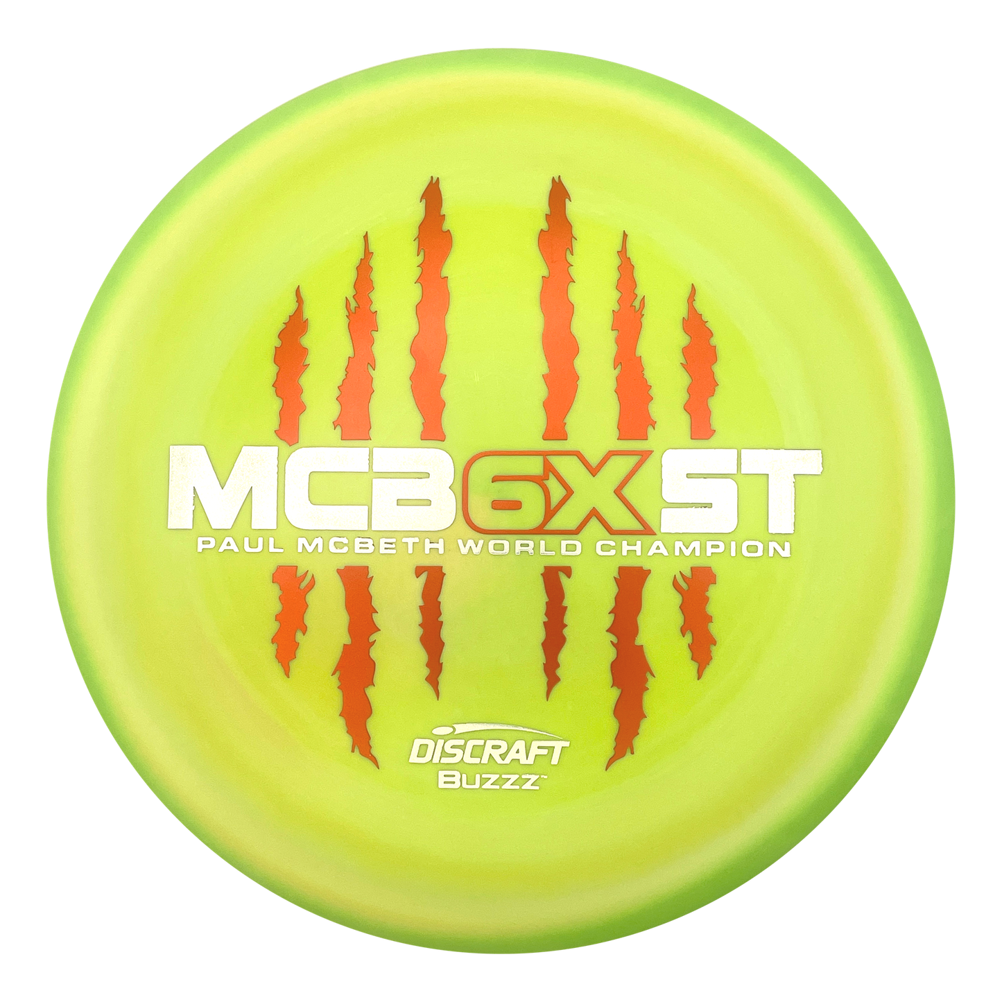 Discraft Buzzz - 6x Paul McBeth - ESP - Swirly Green