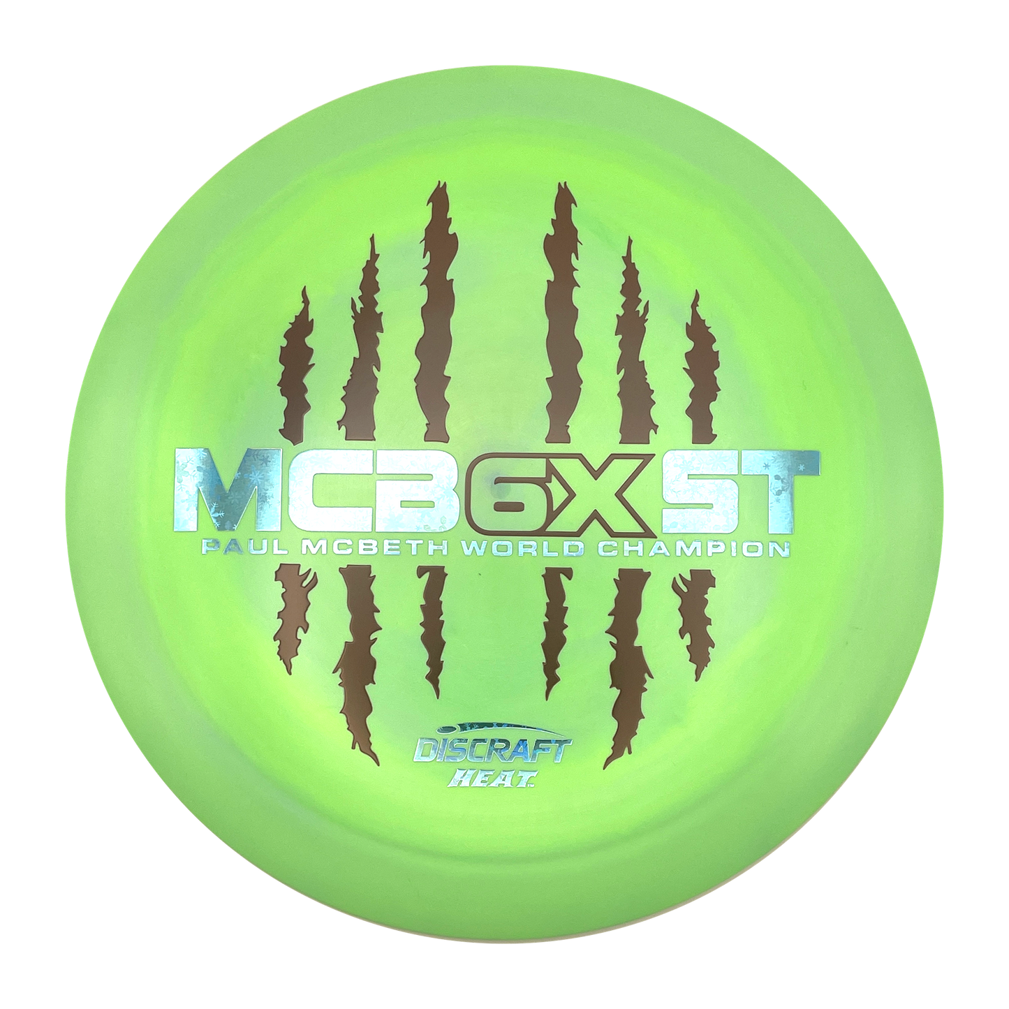 Discraft Heat - 6x Paul McBeth - ESP - Swirly Green