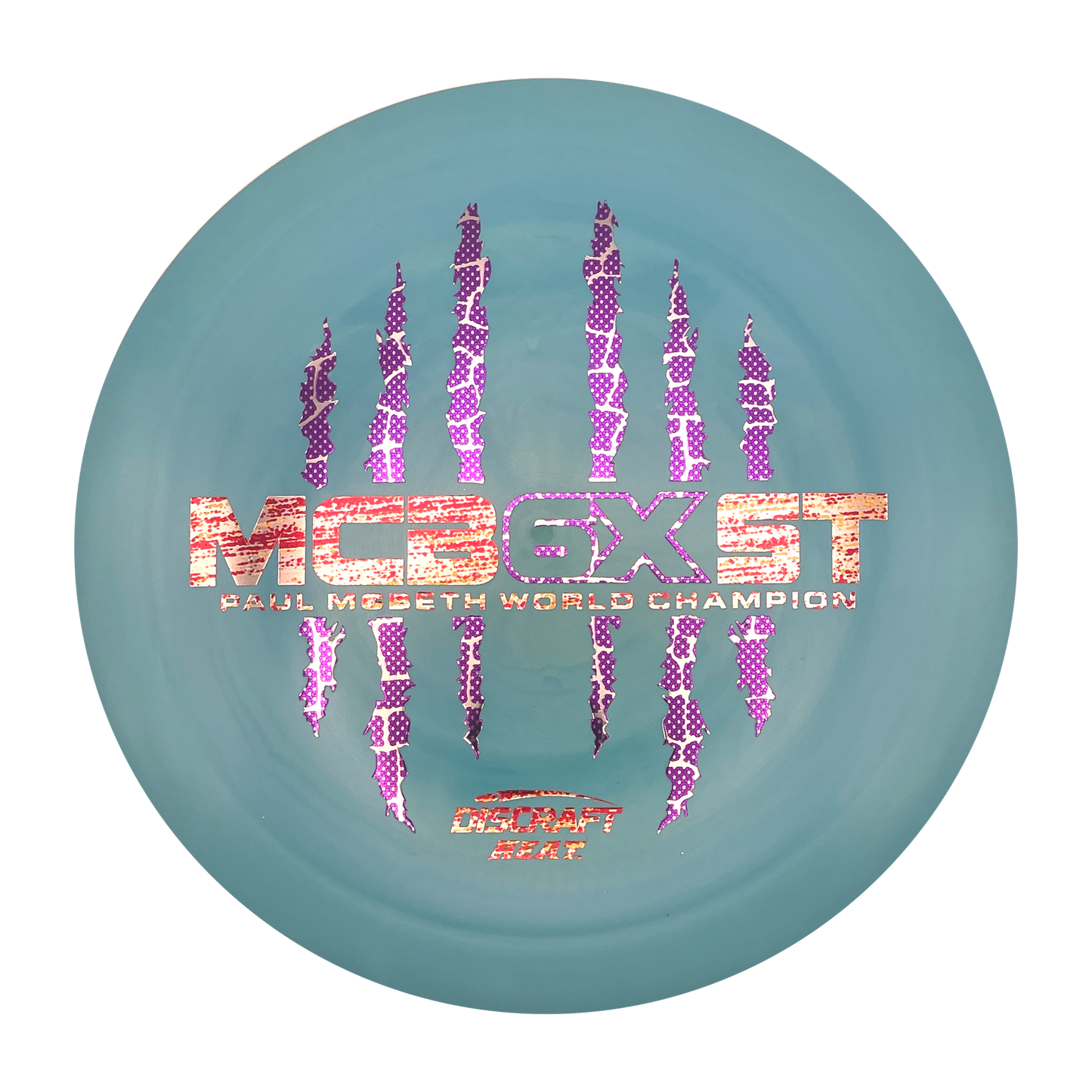 Discraft Heat - 6x Paul McBeth - ESP - Swirly Light Blue