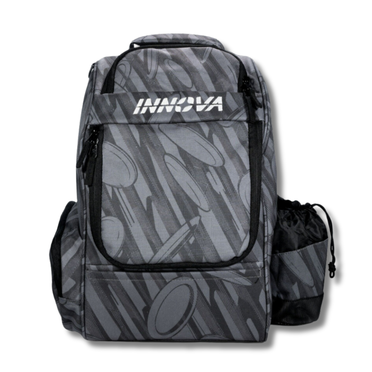 Innova Adventure Backpack - Grey Disc Pattern