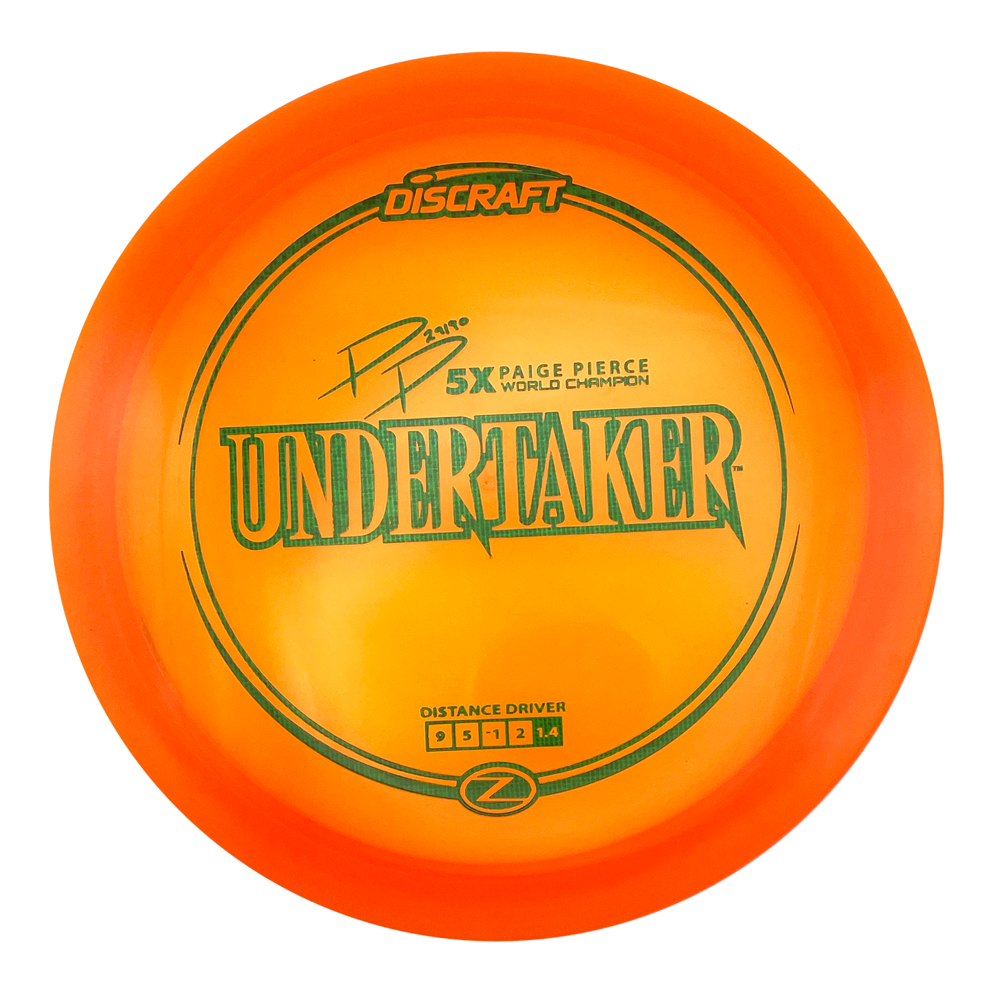 Discraft Undertaker - Paige Pierce - Z Line - Orange
