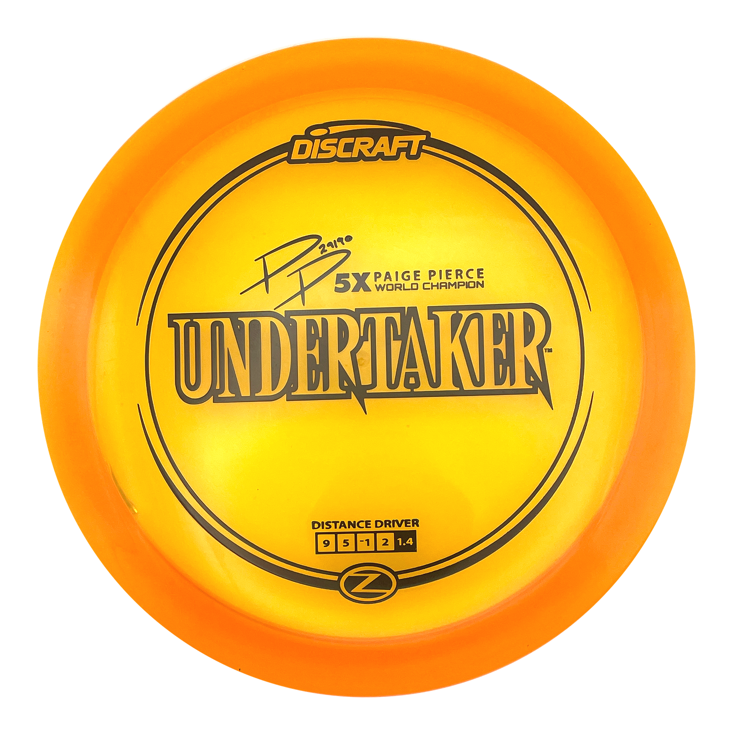 Discraft Undertaker - Paige Pierce - Z Line - Orange