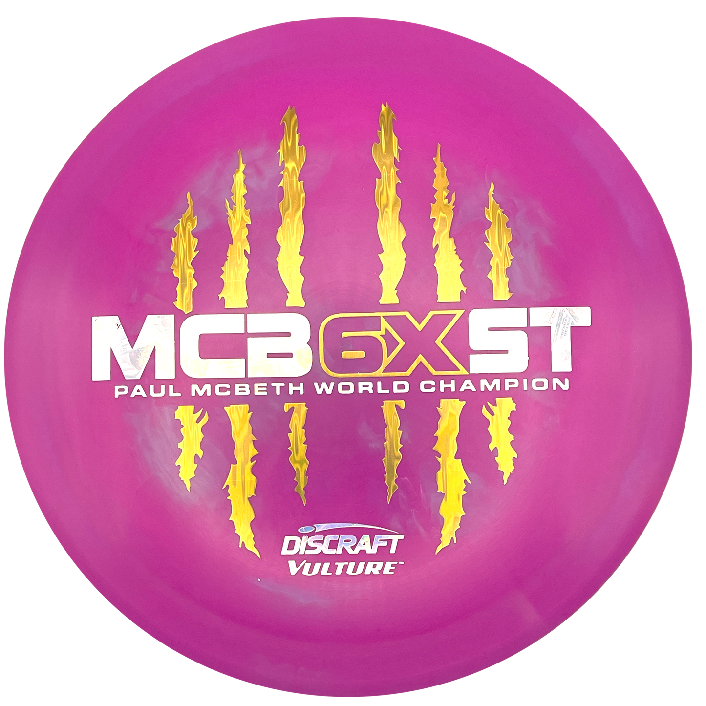 Discraft Vulture - 6x Paul McBeth - ESP - Swirly Pink