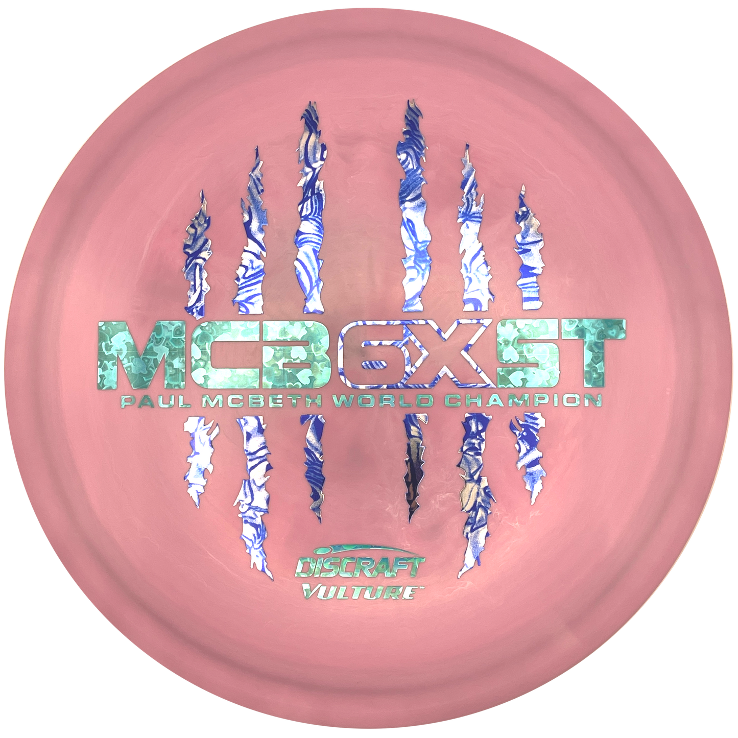 Discraft Vulture - 6x Paul McBeth - ESP - Swirly Pink