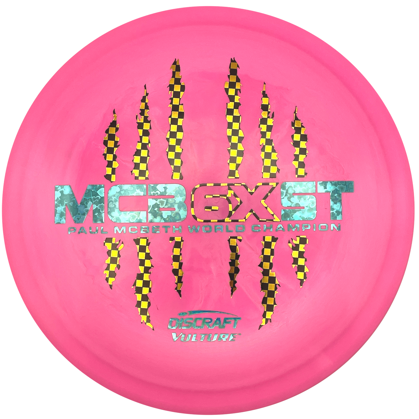 Discraft Vulture - 6x Paul McBeth - ESP - Swirly Pink
