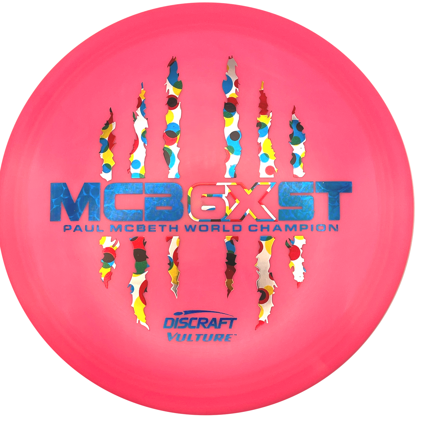 Discraft Vulture - 6x Paul McBeth - ESP - Swirly Pink
