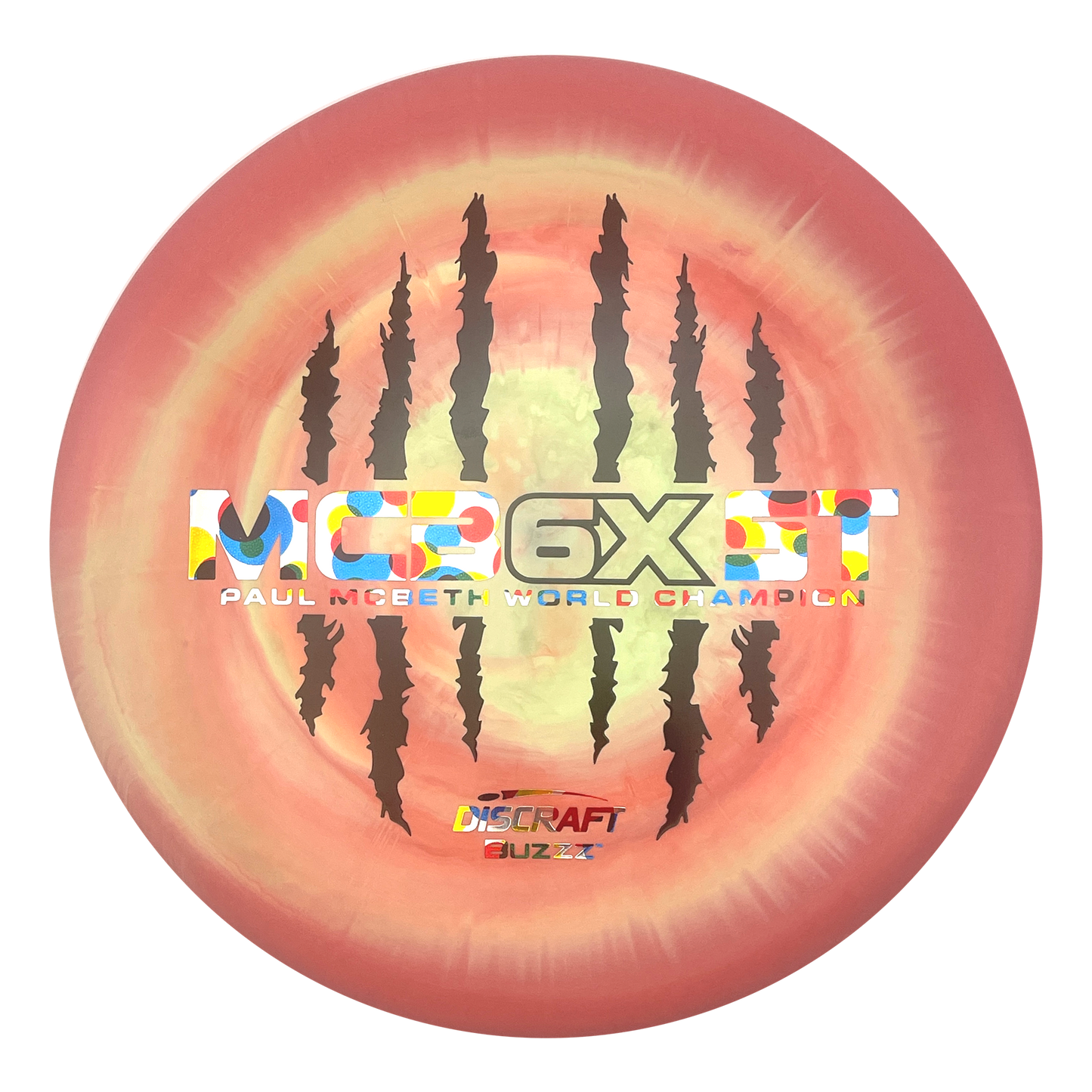 Discraft Buzzz - 6x Paul McBeth - ESP - Swirly Orange
