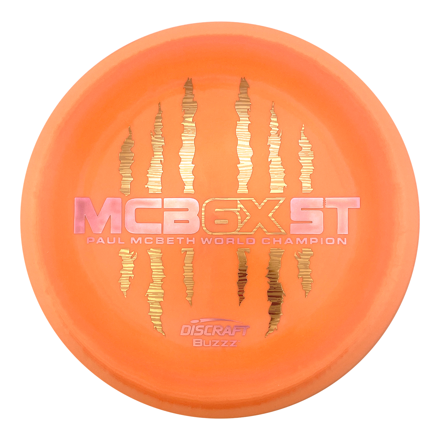 Discraft Buzzz - 6x Paul McBeth - ESP - Swirly Orange