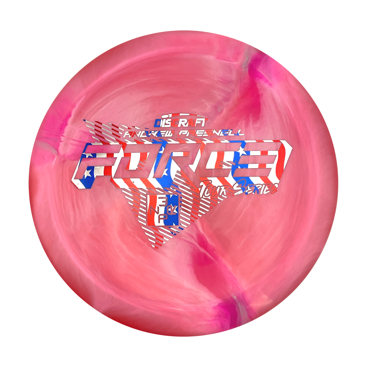 Discraft Force - Andrew Presnell - Tour Series - ESP Line - Swirly Pink