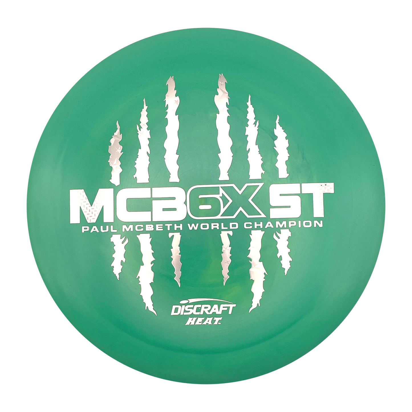 Discraft Heat - 6x Paul McBeth - ESP - Swirly Green