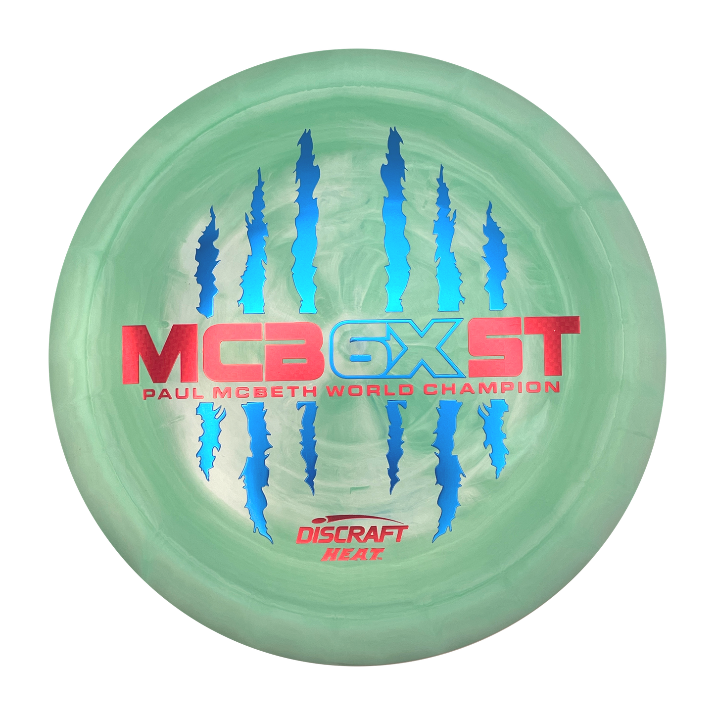 Discraft Heat - 6x Paul McBeth - ESP - Swirly Green