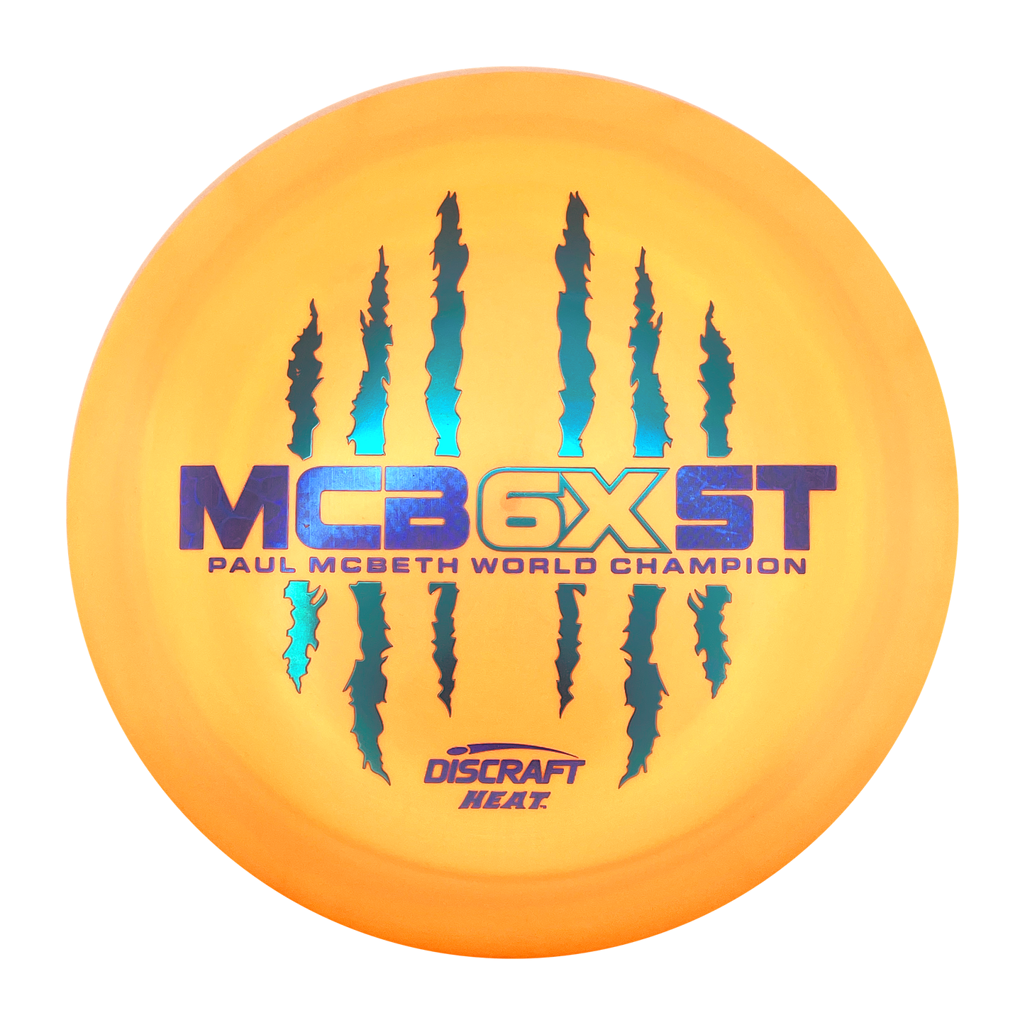 Discraft Heat - 6x Paul McBeth - ESP - Swirly Orange