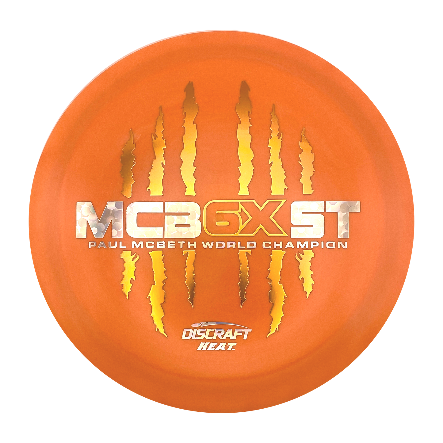 Discraft Heat - 6x Paul McBeth - ESP - Swirly Orange