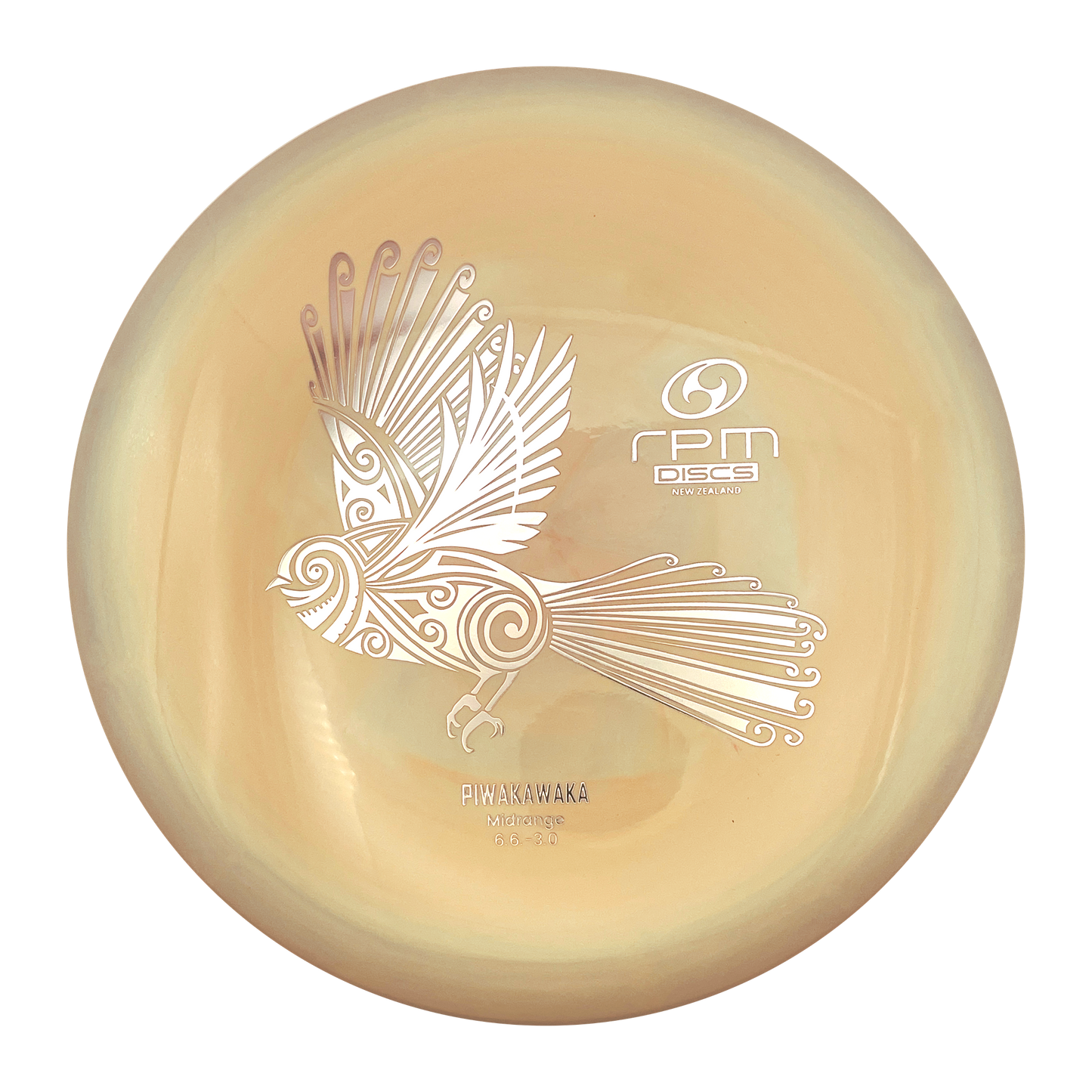 RPM Piwakawaka - Atomic Swirl - Light Orange