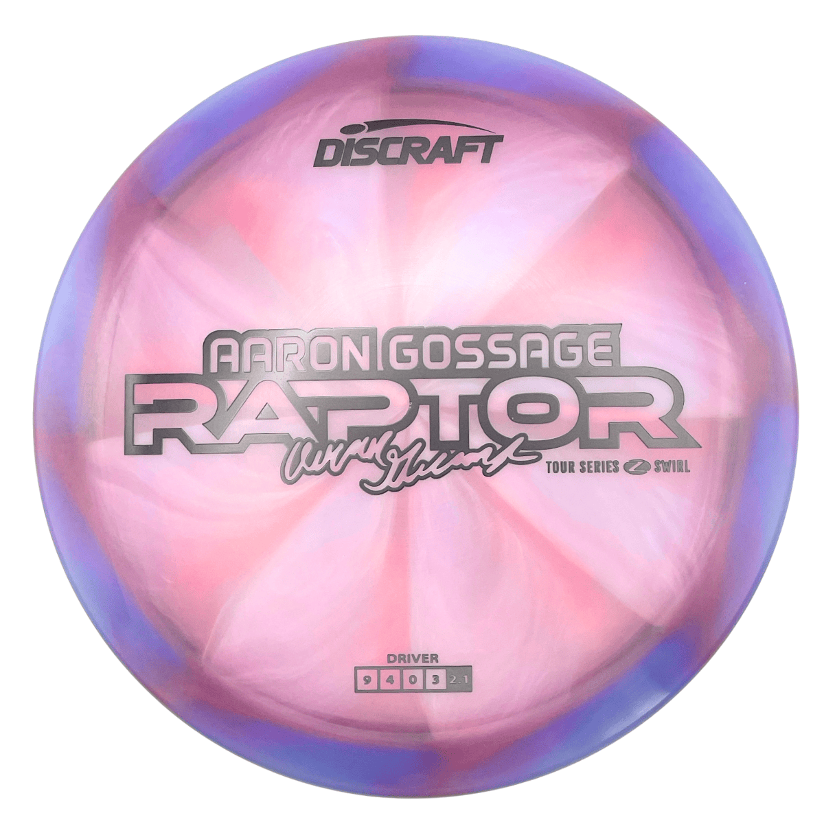 Discraft Raptor - Aaron Gossage - 2025 Tour Series - Z Swirl Line