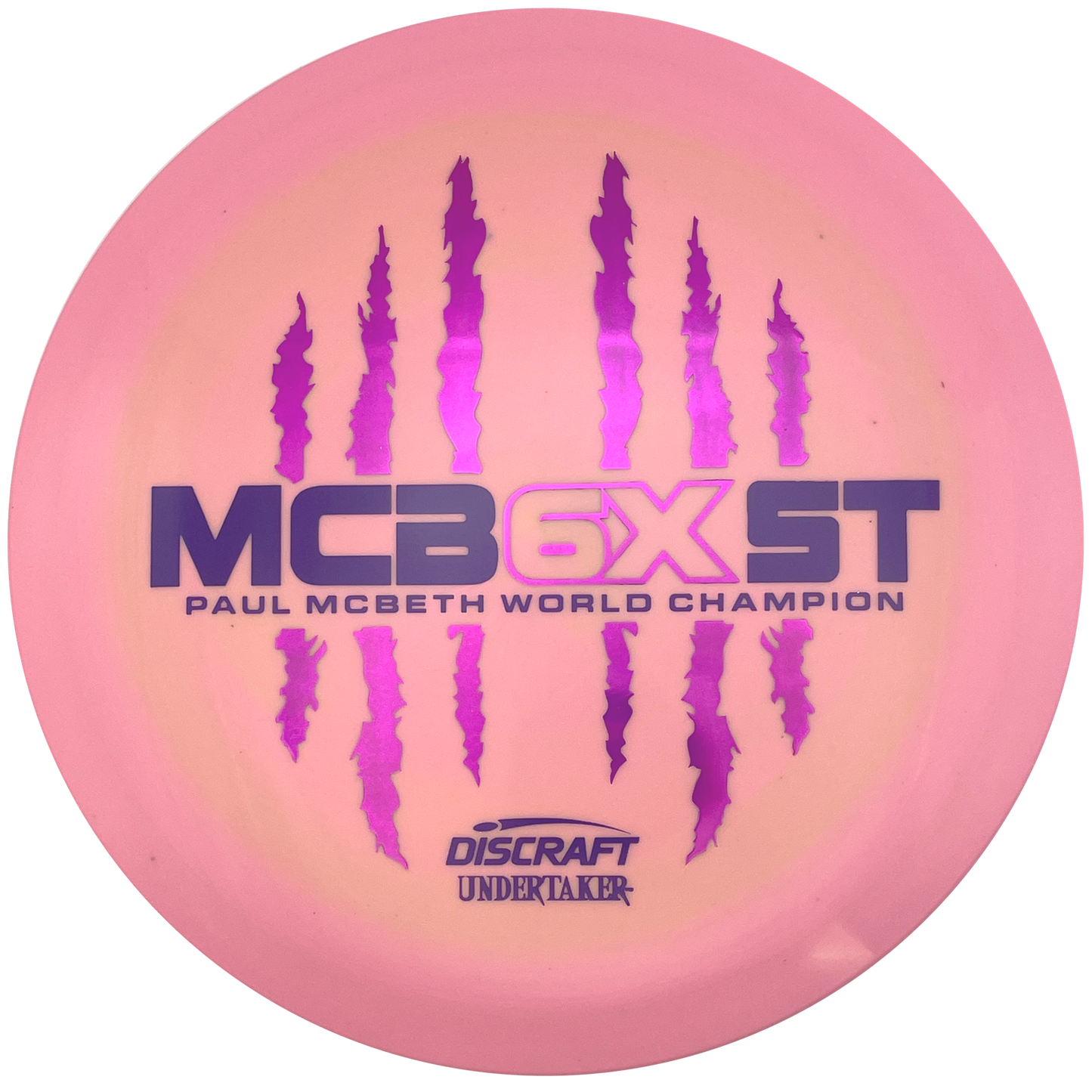 Discraft Undertaker - 6x Paul McBeth - ESP - Swirly Pink