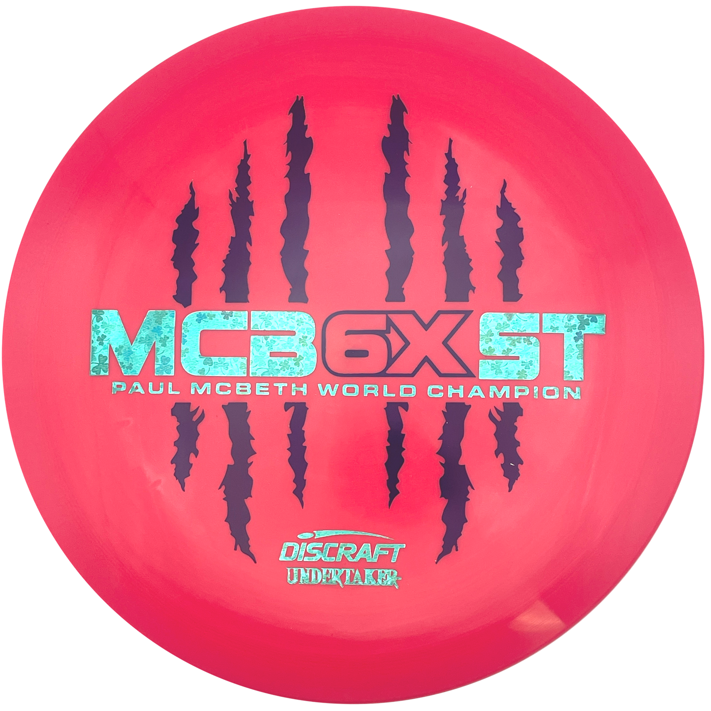 Discraft Undertaker - 6x Paul McBeth - ESP - Swirly Pink