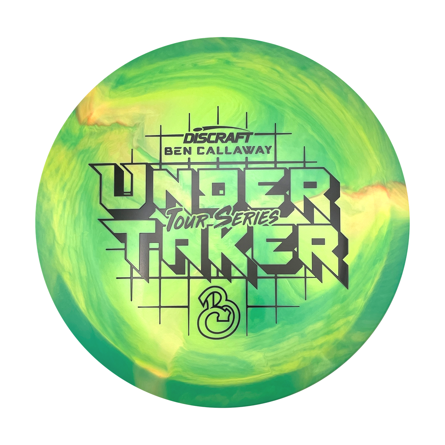 Discraft Undertaker - Ben Callaway Tour Series - ESP Line - Swirly Green