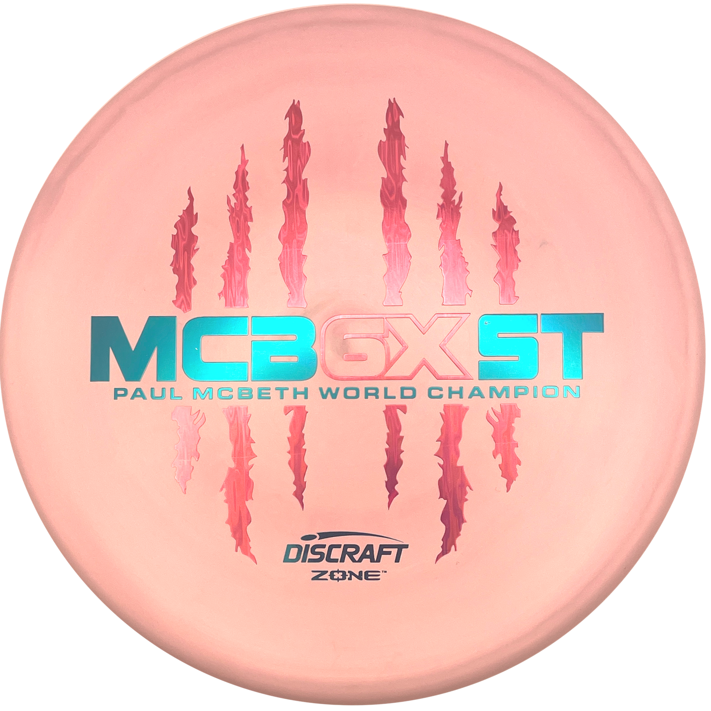 Discraft Zone - 6x Paul McBeth - ESP - Swirly Light Pink