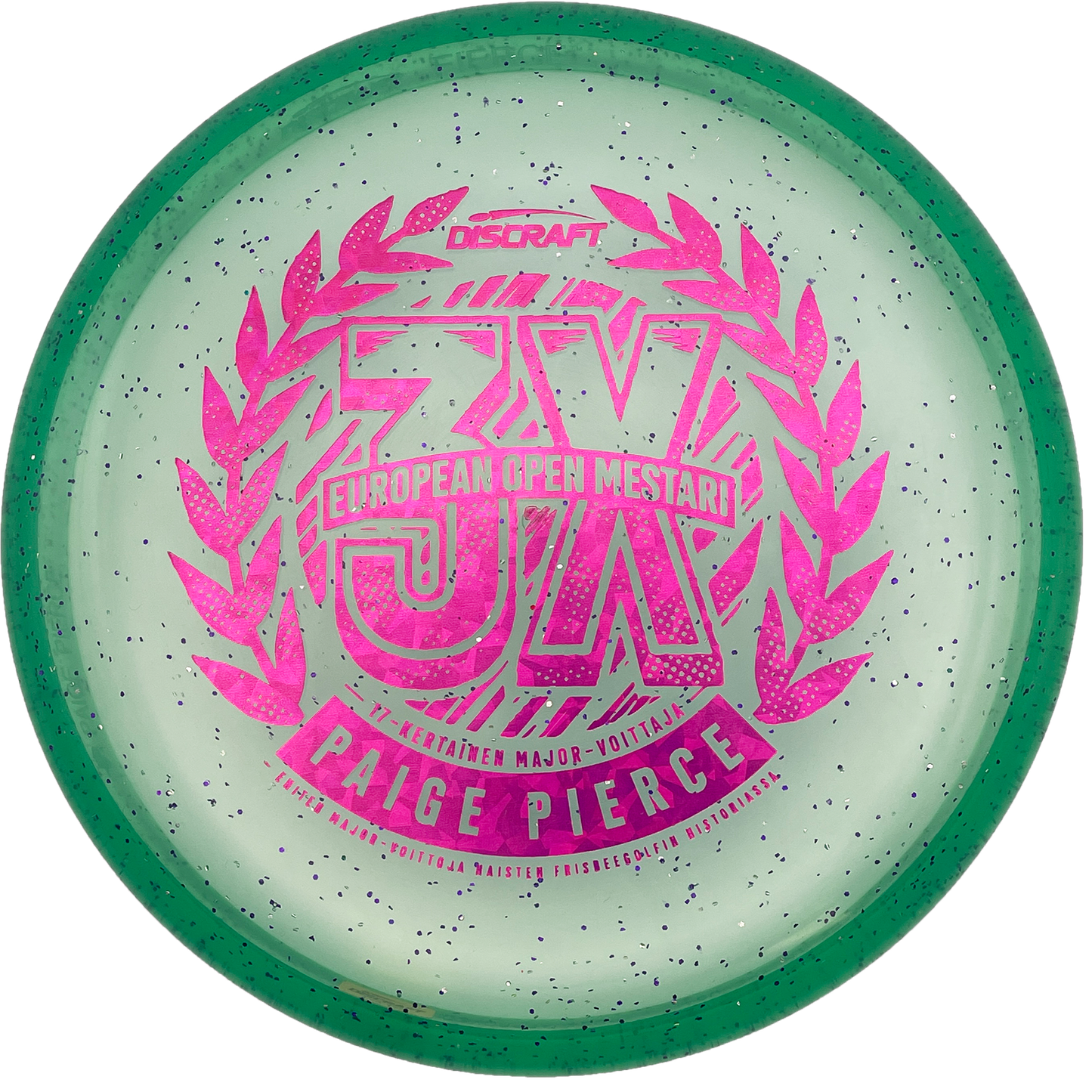 Discraft Fierce - Paige Pierce 3X European Open Champion - Cryztal Sparkle - Green