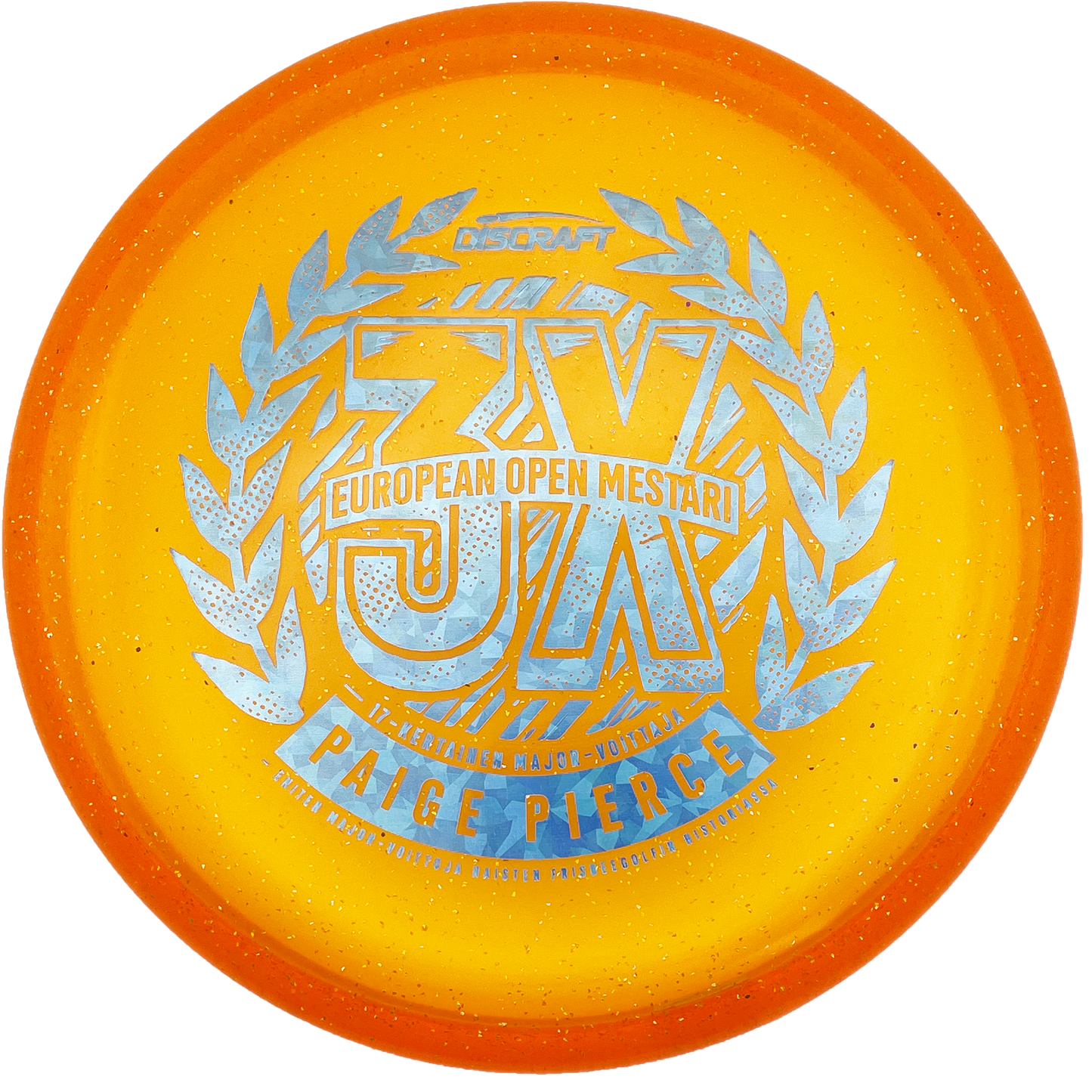 Discraft Fierce - Paige Pierce 3X European Open Champion - Crystal Sparkle - Orange