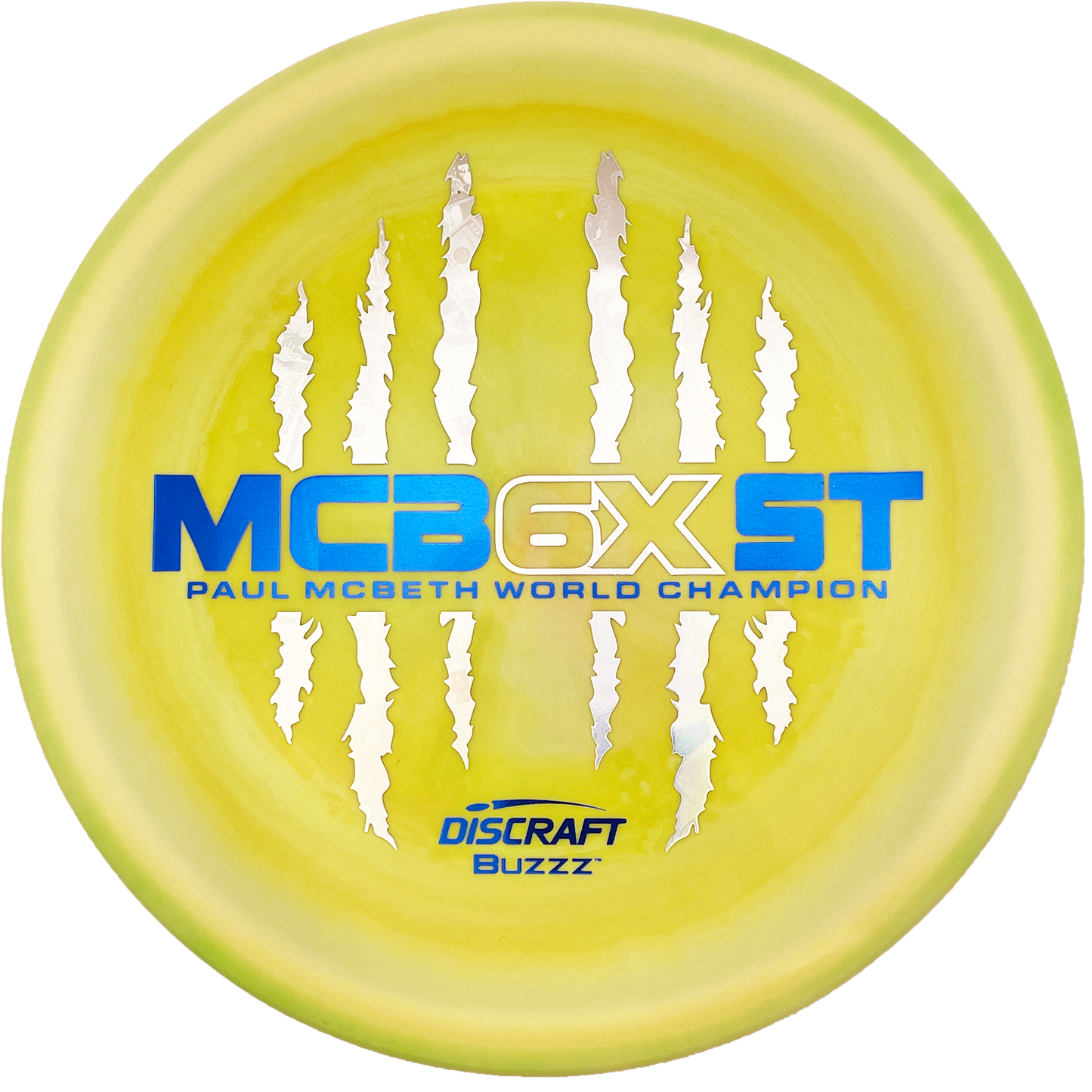Discraft Buzzz - 6x Paul McBeth - ESP - Swirly Yellow