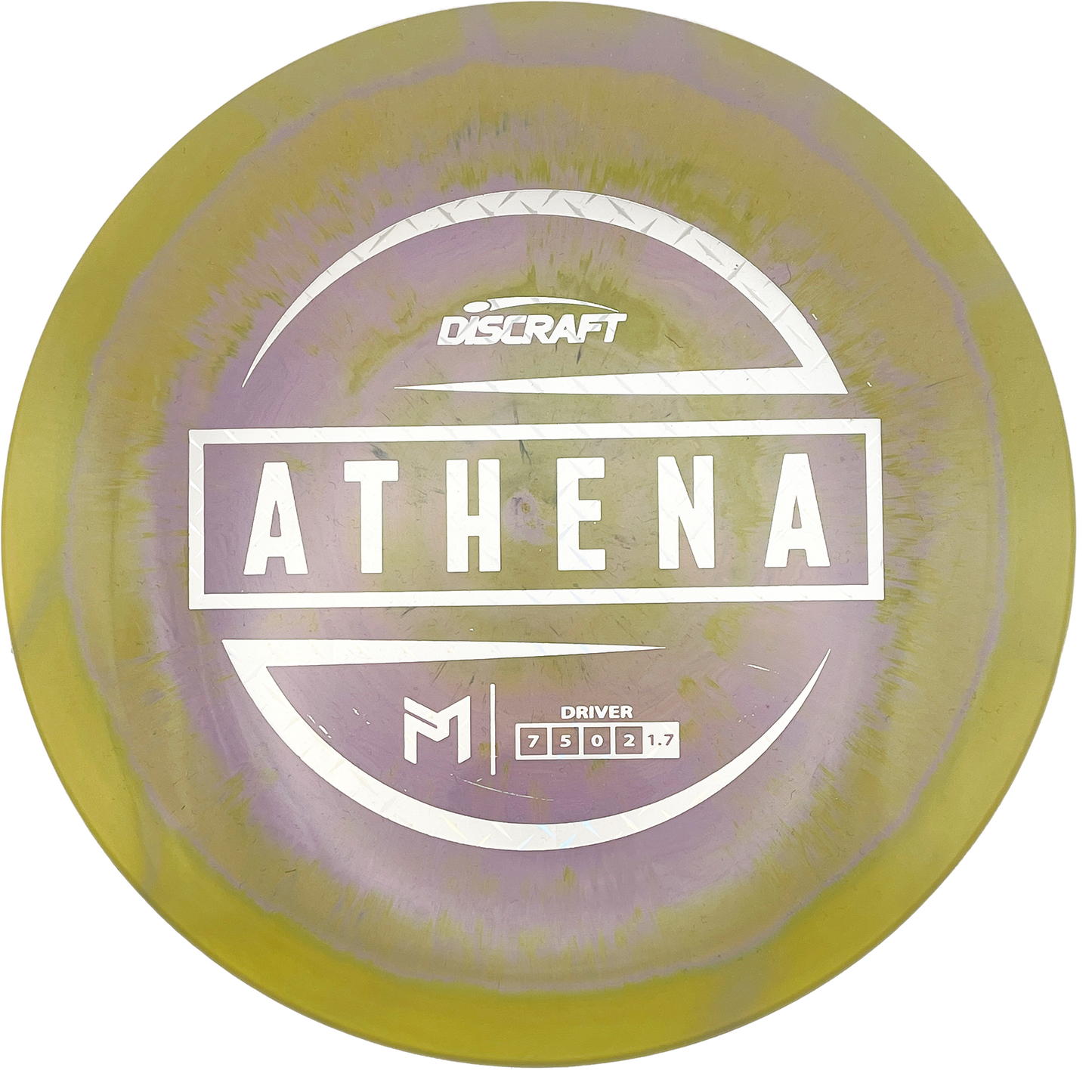 Discraft Athena - Paul McBeth - ESP Line - Swirly Dark Yellow