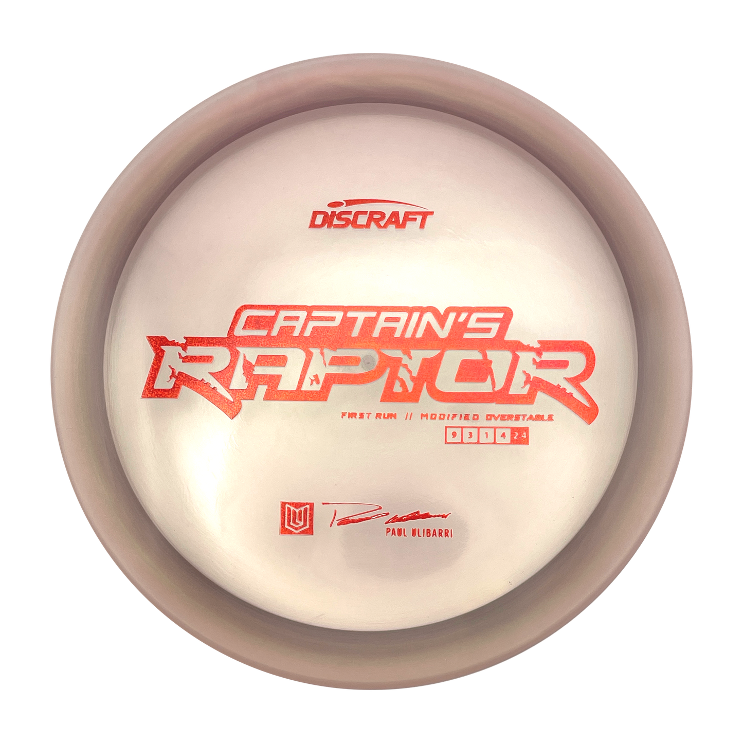 Discraft Captain's Raptor - First Run - Z line - Grey