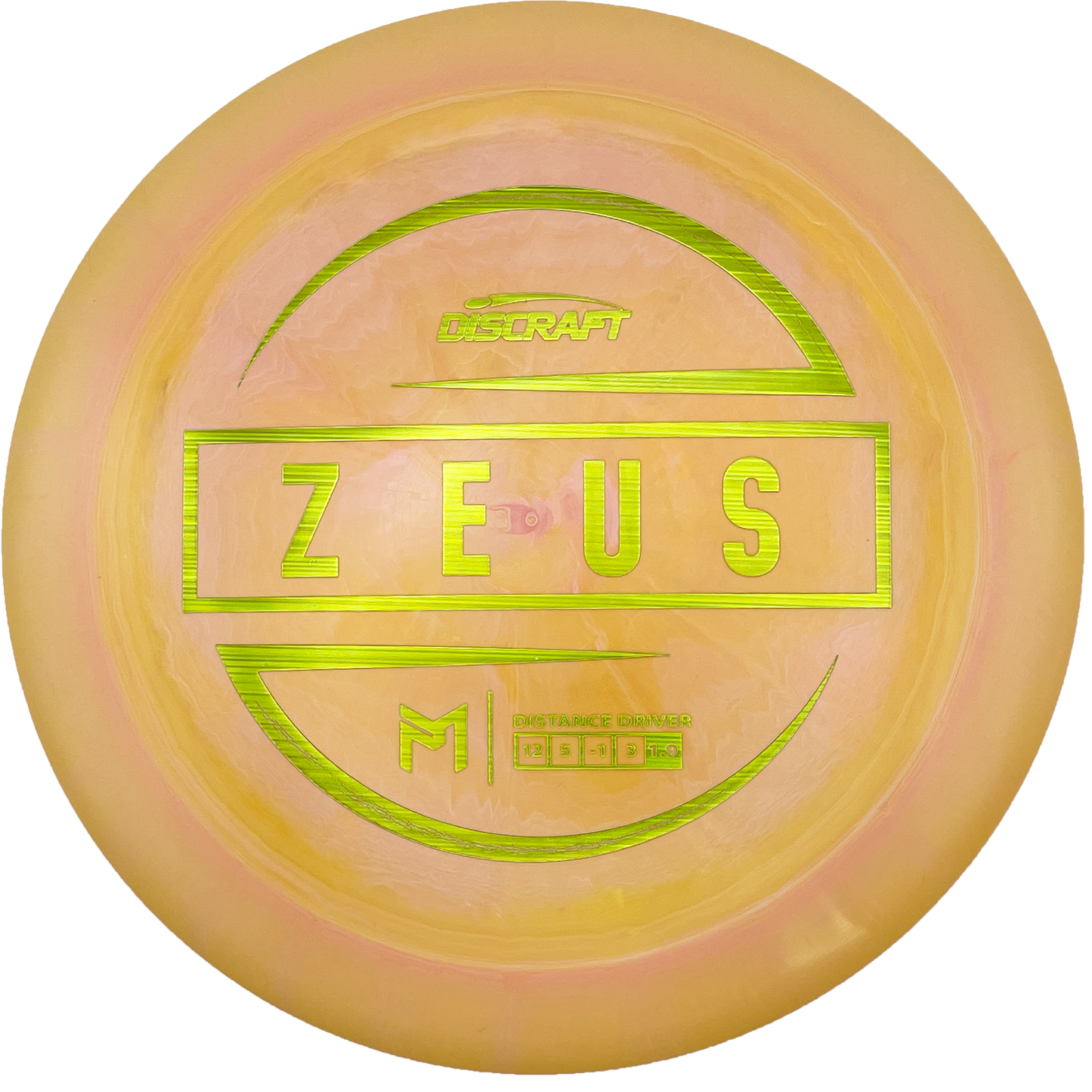 Discraft Zeus - Paul McBeth Signature Series - ESP Line - Swirly Light Orange