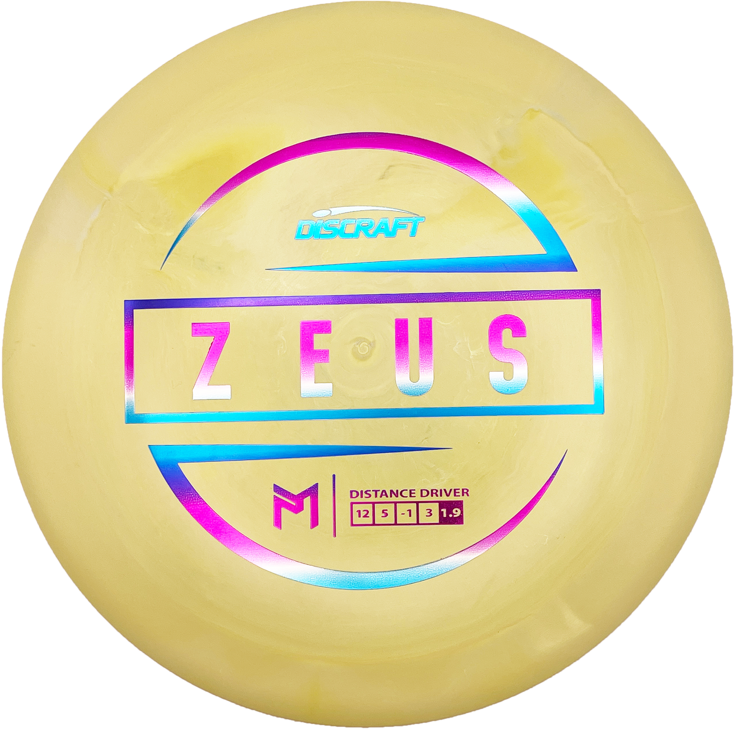 Discraft Zeus - Paul McBeth Signature Series - ESP Line - Swirly Yellow