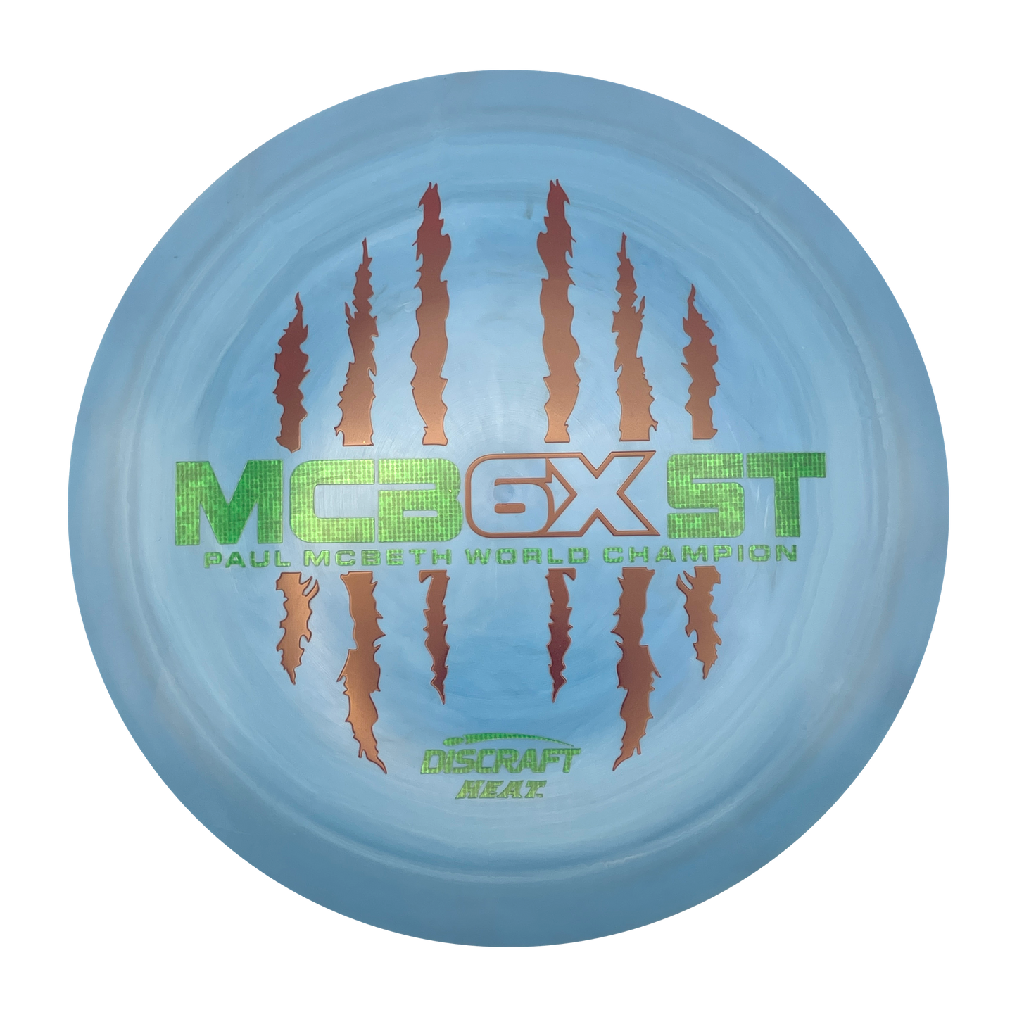 Discraft Heat - 6x Paul McBeth - ESP - Swirly Light Blue