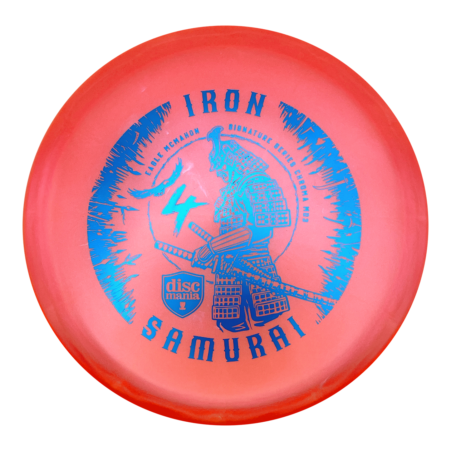Discmania Iron Samurai 4 - Eagle McMahon Signature - MD3 - Chroma C Line - Orange