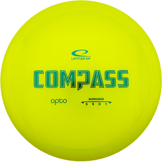 Latitude 64 Compass - Opto Line - Yellow