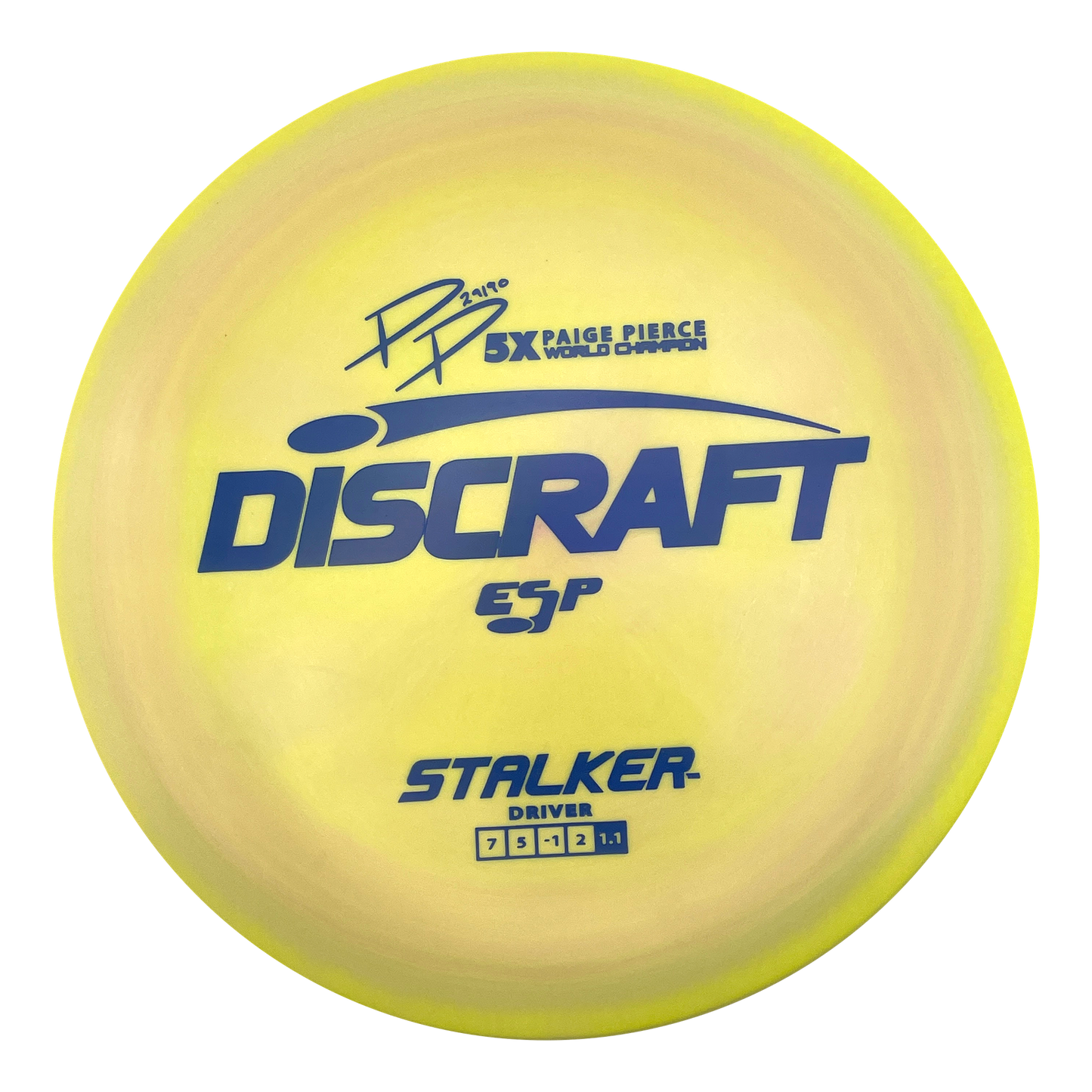 Discraft Stalker - Paige Pierce Signature - ESP - Swirly Yellow