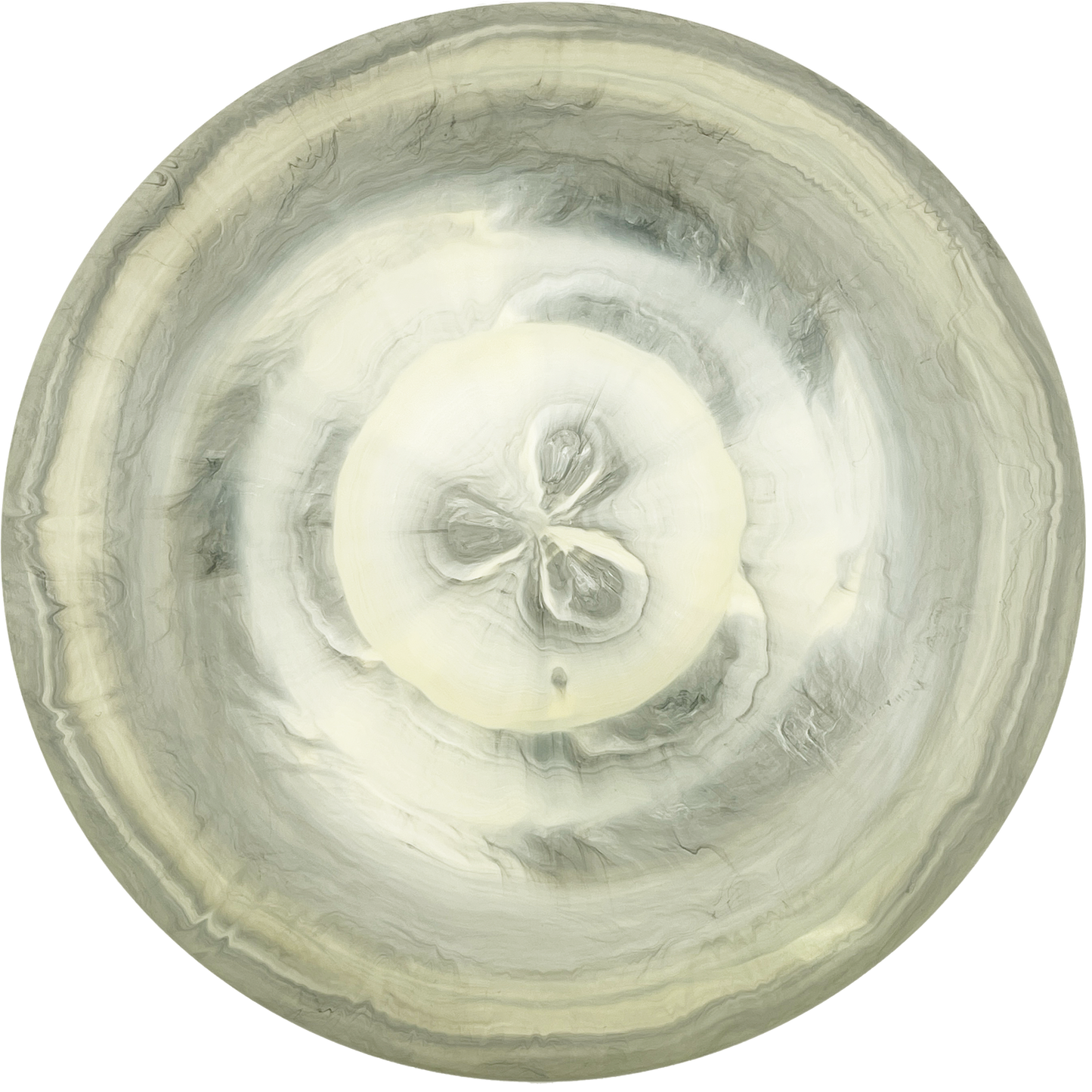 RPM Tara Iti -Gold Foil Bottom Stamp - Platinum - Swirly Grey
