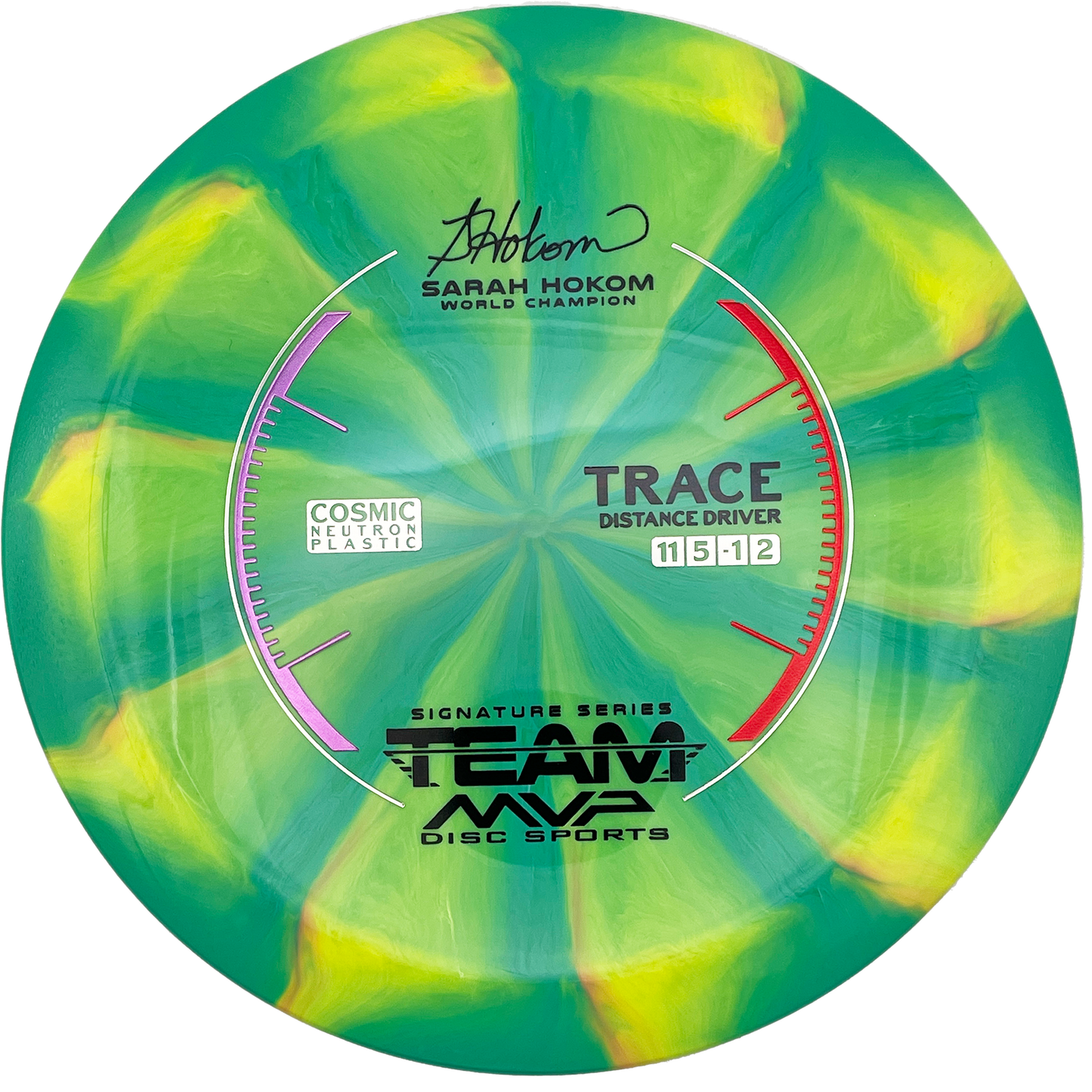 Streamline Trace - Cosmic Neutron - Sarah Hokom - Green Swirl