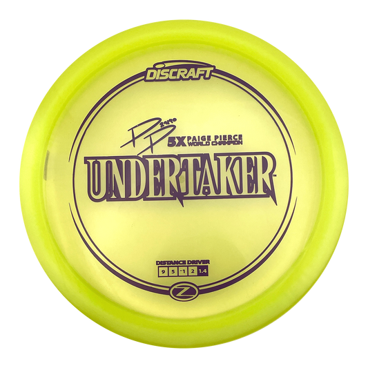Discraft Undertaker - Paige Pierce - Z Line - Yellow
