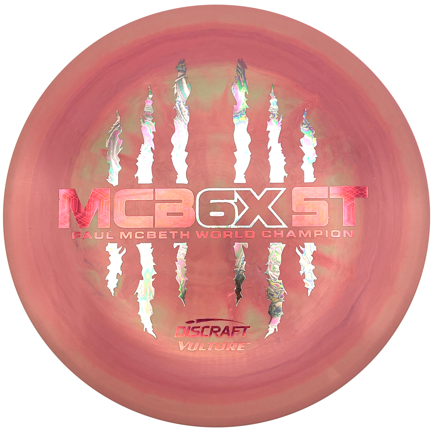 Discraft Vulture - 6x Paul McBeth - ESP - Swirly Pink