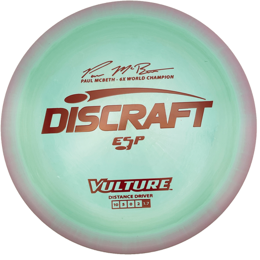 Discraft Vulture - ESP - Swirly Light Green