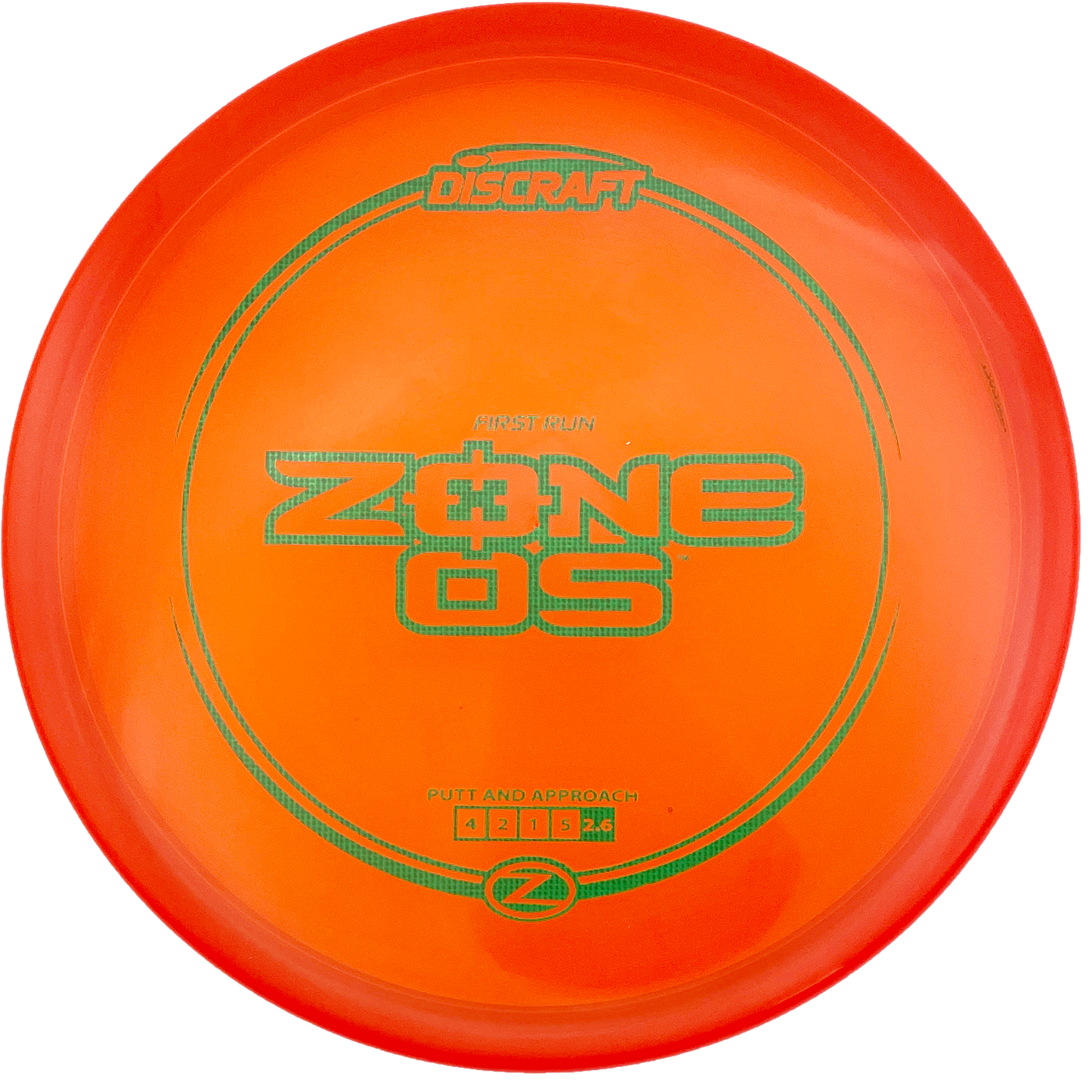 Discraft Zone OS - First Run - Z Line - Orange