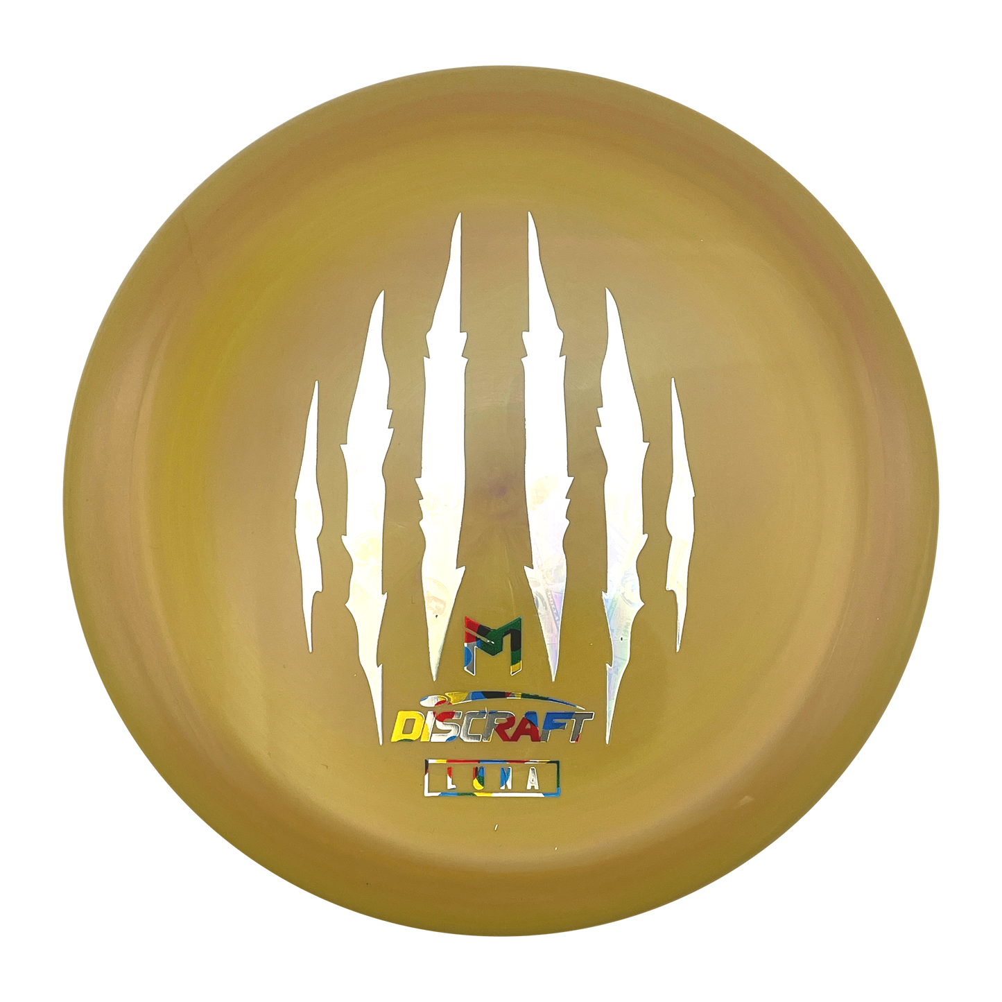 Discraft Luna - 6x Paul McBeth - ESP - Swirly Dark Yellow