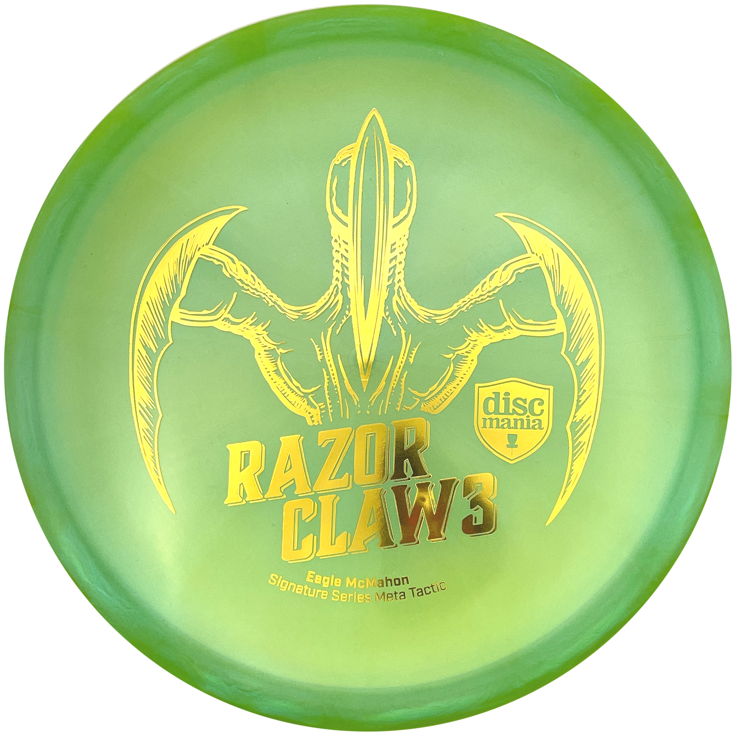 Discmania Razor Claw 3 - Eagle McMahon Signature Series - Meta - Tactic - Green