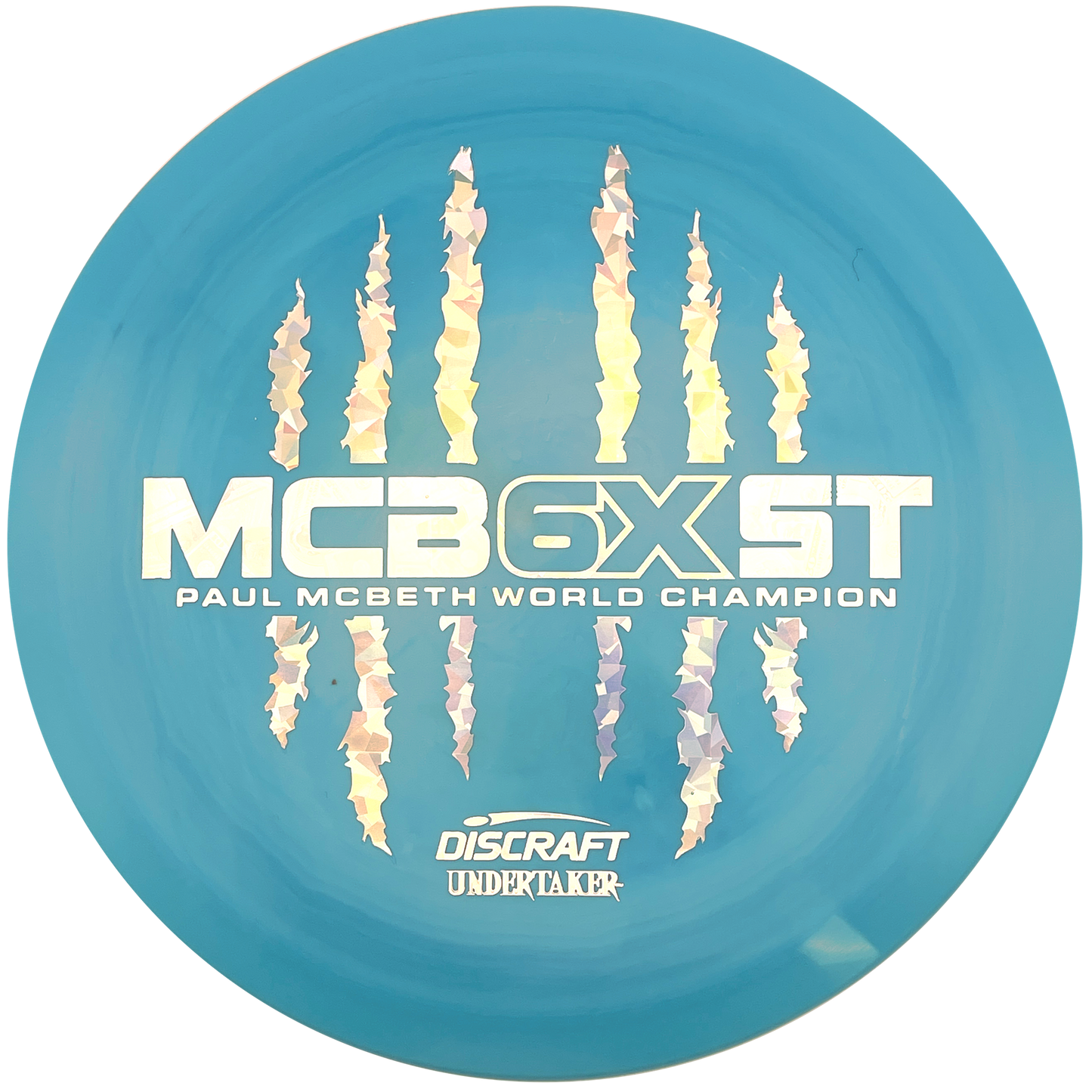 Discraft Undertaker - 6x Paul McBeth - ESP - Swirly Blue