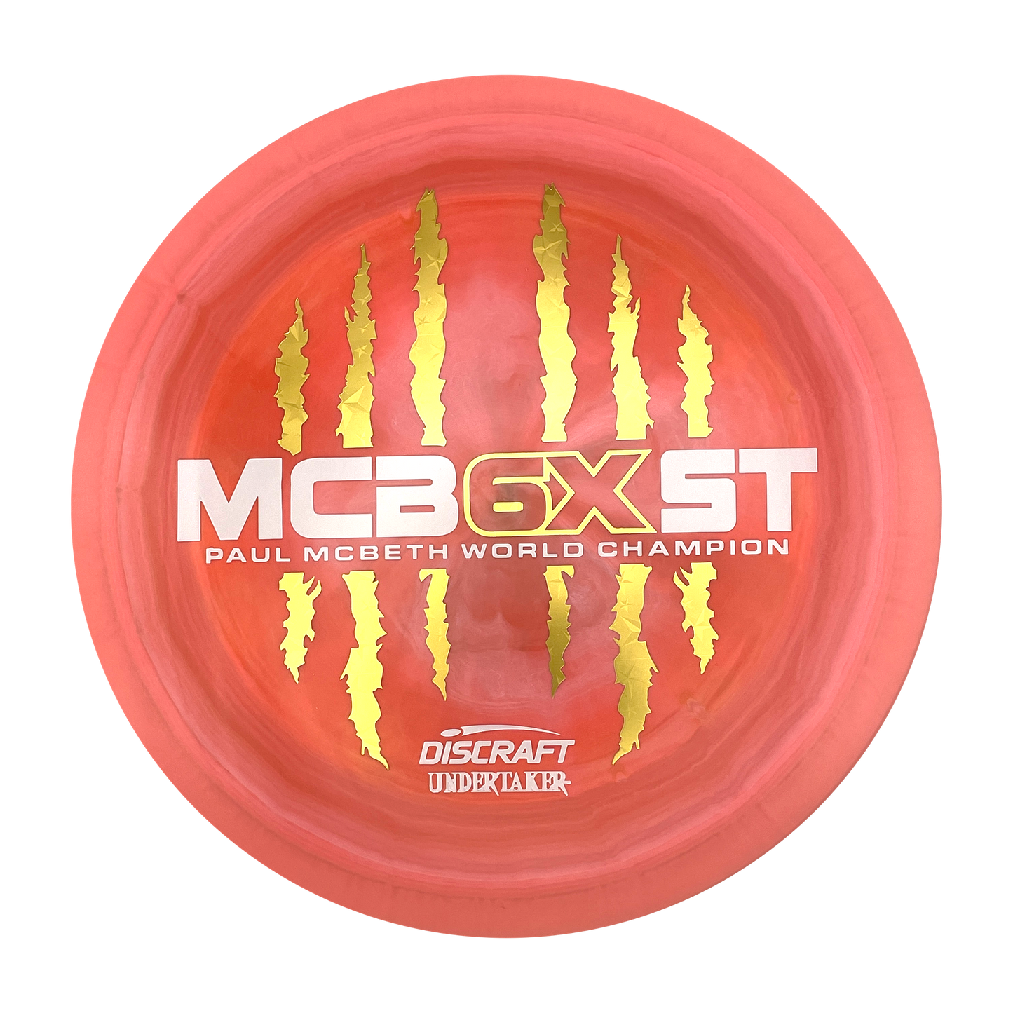 Discraft Undertaker - 6x Paul McBeth - ESP - Swirly Pink