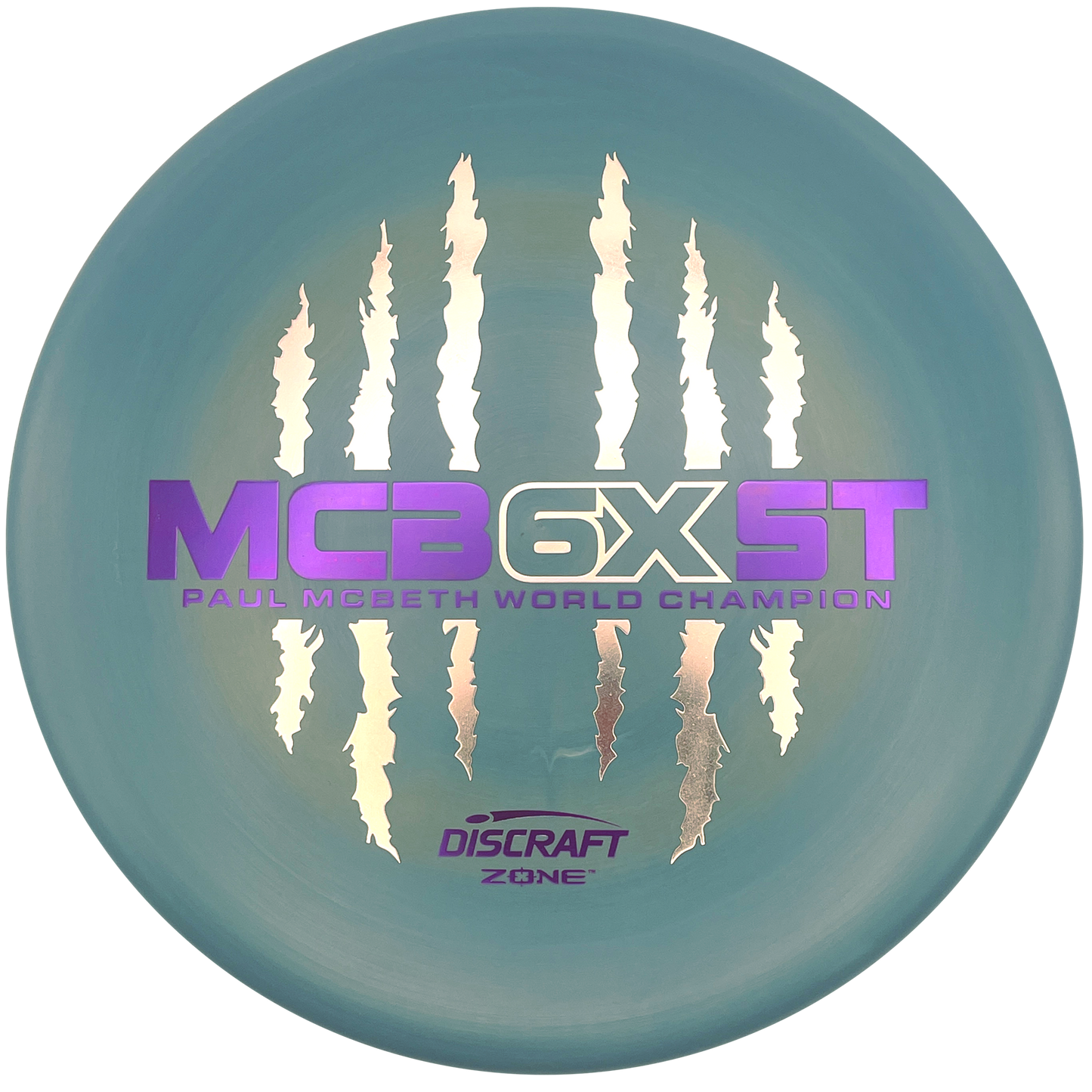 Discraft Zone - 6x Paul McBeth - ESP - Swirly Turquoise