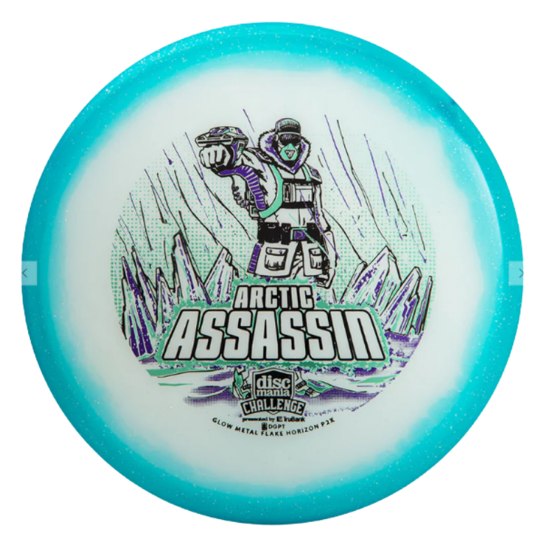 Discmania P2x - Arctic Assassin DMC - Metal Flake Horizon C-Line