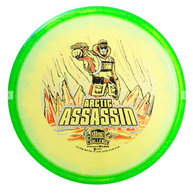 Discmania P2x - Arctic Assassin DMC - Metal Flake Horizon C-Line